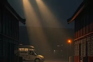 慢递公司 手写包裹单与一卷胶带